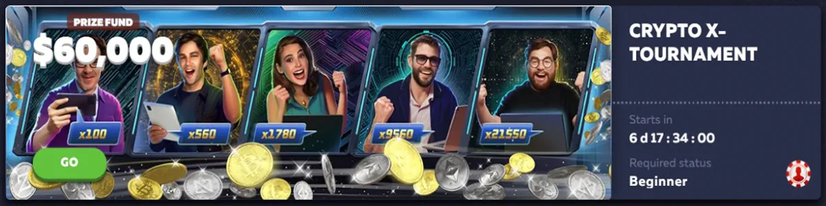 Crypto X Tournament at Vavada